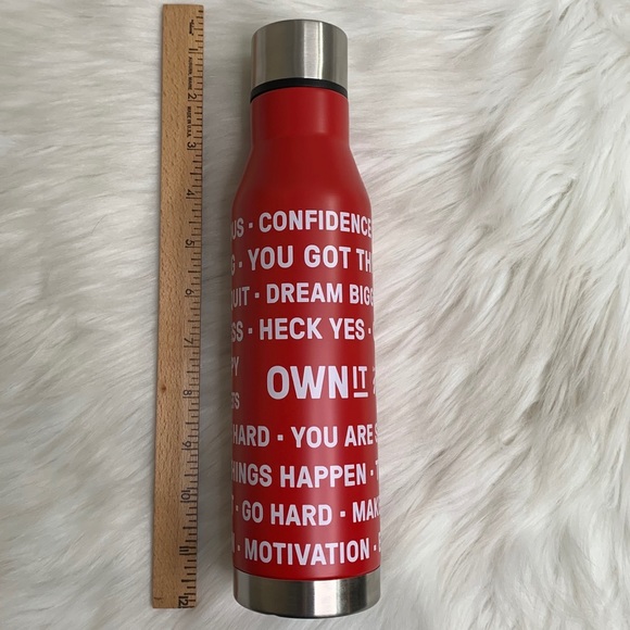 {3/$25} NEW red stainless steel water bottle - Picture 5 of 9